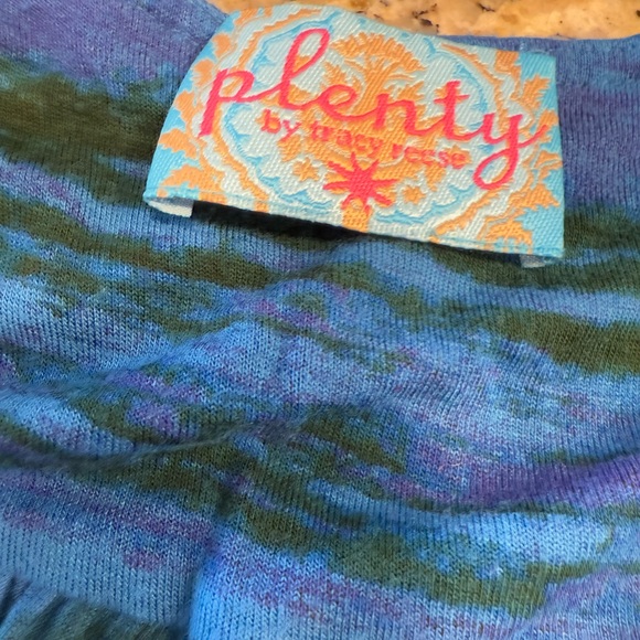 Plenty by Tracy Reese casual striped knit sleeveless midi dress SZ SM - Picture 6 of 12